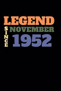 Legend since November 1952