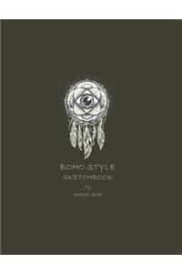 Boho style sketchbook by magic lover