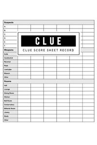 Clue Score Record