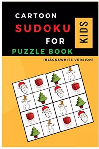 Cartoon Sudoku for Kids PUZZLE BOOK