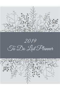 2019 to Do List Planner
