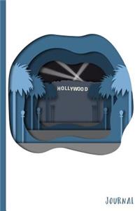 Paper Cutout Lights Camera Action Hollywood Journal