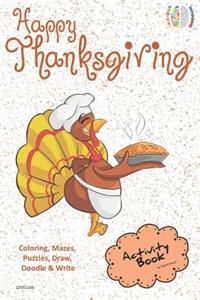 Happy Thanksgiving Activity Book for Creative Noggins