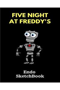 Endo Sketchbook Five Nights at Freddy's: Fnaf Fan Sketch Book for Kids and Adults Quality Paper- 100 Pages