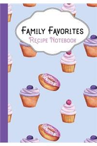 Family Favorites Recipe Notebook