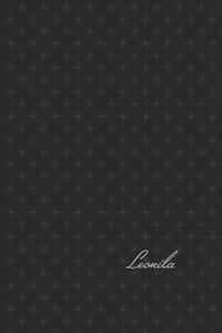 Black Lined Journal by Leonila