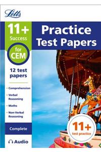 Letts 11+ Success - 11+ Practice Test Papers for the Cem Tests (Complete) Inc. Audio Download