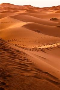 Undulating Sand Dunes Desert Landscape Journal