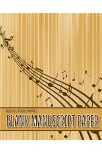 Useful Tool Prints Blank Manuscript Paper