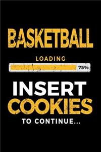 Basketball Loading 75% Insert Cookies To Continue