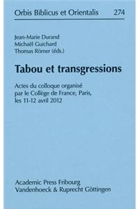 Tabou Et Transgressions