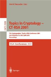 Topics in Cryptology - Ct-Rsa 2001