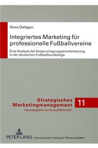Integriertes Marketing Fuer Professionelle Fußballvereine