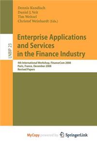 Enterprise Applications and Services in the Finance Industry