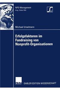 Erfolgsfaktoren Im Fundraising Von Nonprofit-Organisationen