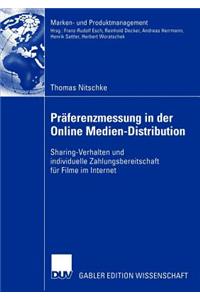 Präferenzmessung in Der Online Medien-Distribution
