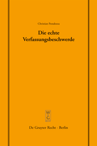 Die Echte Verfassungsbeschwerde