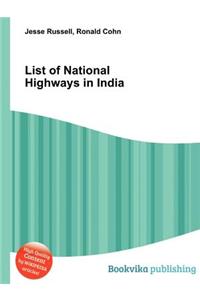 List of National Highways in India