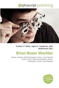 Brian Boxer Wachler