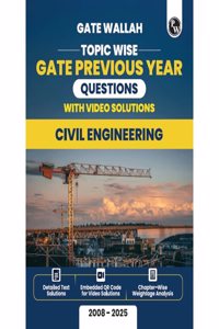 Pw Gatewallah Topicwise Previous Year Questions- Civil Engineering (English, Hardcover, unknown)