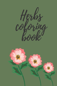 Herbs coloring book
