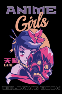 Anime Girls Coloring Book