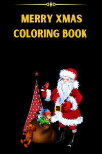 Merry Xmas Coloring Book