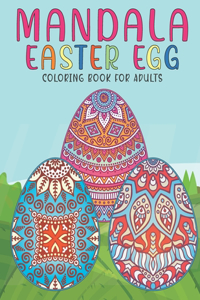 Mandala Easter Egg Coloring Book For Adults