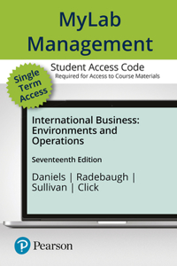 Mylab Management with Pearson Etext -- Access Card -- For International Business