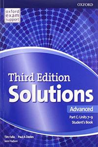 Solutions: Advanced: Student's Book C Units 7-9