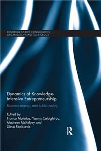 Dynamics of Knowledge Intensive Entrepreneurship