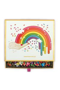 Jonathan Adler Rainbow Hand 750 Piece Shaped Puzzle