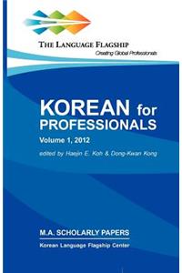 Korean for Professionals Volume 1