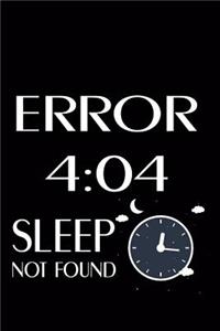 Error 4