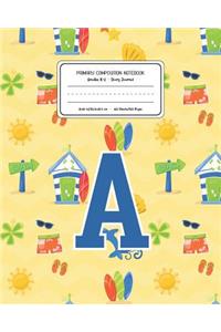 Primary Composition Notebook Grades K-2 Story Journal A