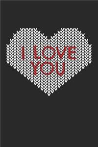 Valentine's Day Notebook - I Love You Heart Gift Funny Ugly Valentine's Day - Valentine's Day Journal