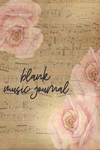 Blank Music Journal