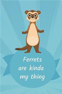 Thick Journal - Back To School Stationery Supplies - Ferret toys and accessories, ferret gifts