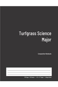 Turfgrass Science Major Composition Notebook