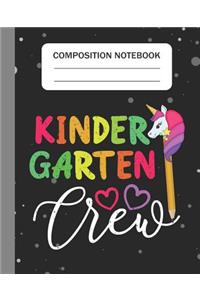Kindergarten Crew - Composition Notebook