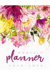 2020-2024 Monthly Planner