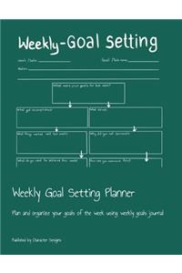 Weekly Goal Setting Planner