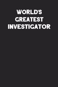 World's Greatest Investigator