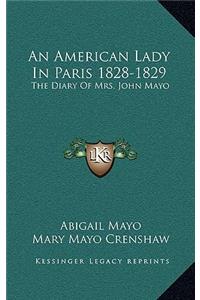 An American Lady in Paris 1828-1829