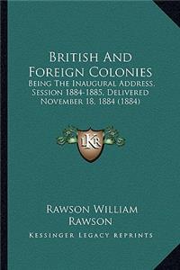 British And Foreign Colonies