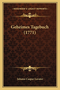 Geheimes Tagebuch (1771)