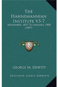 Hahnemannian Institute V5-7