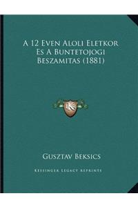 A 12 Even Aloli Eletkor Es A Buntetojogi Beszamitas (1881)