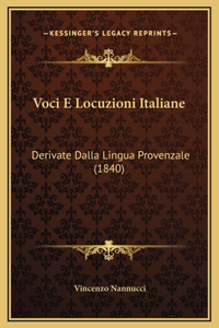 Voci E Locuzioni Italiane