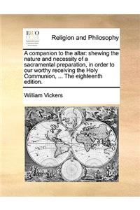 A Companion to the Altar